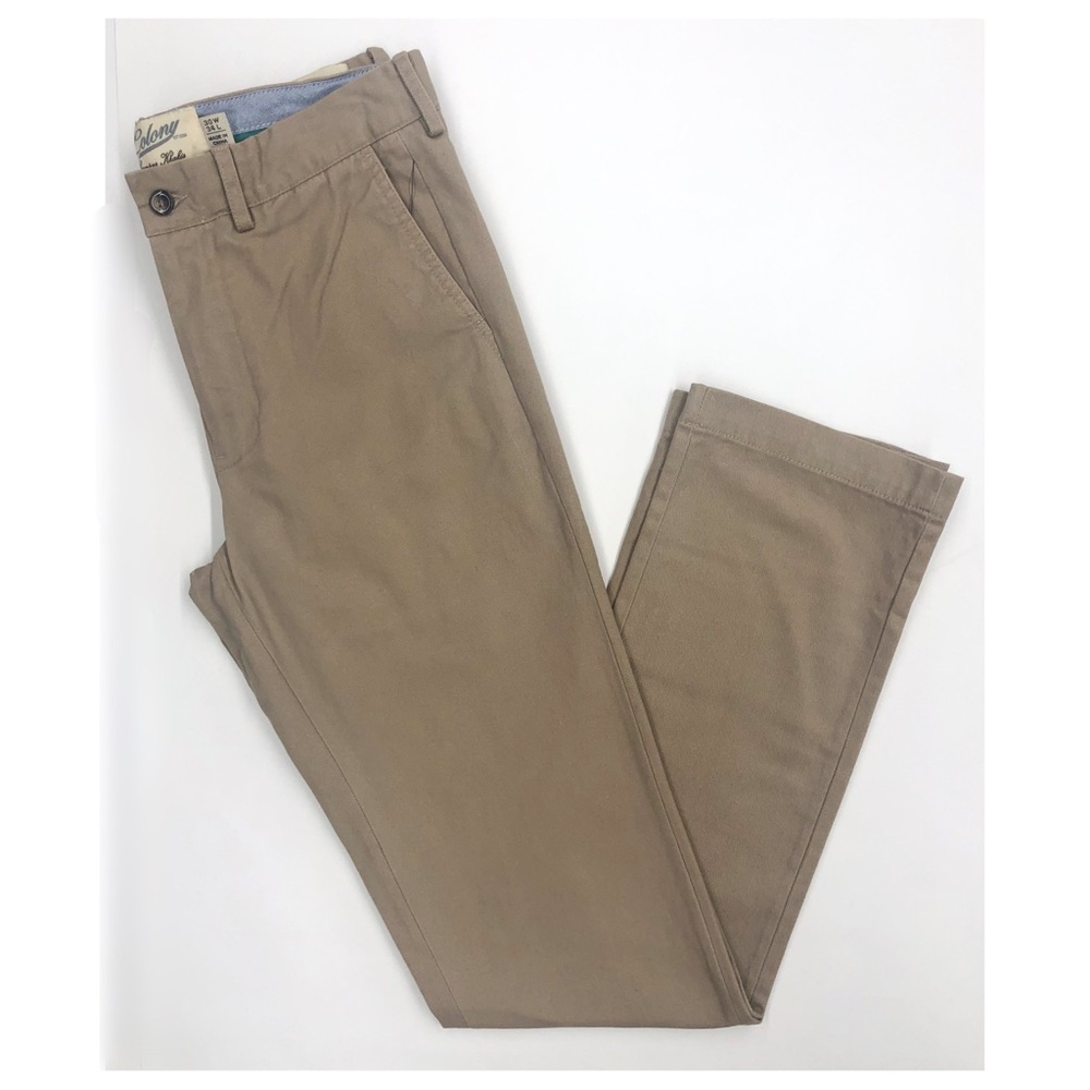 Colony Men's Campus Light Khakis Washboard Finish Pants